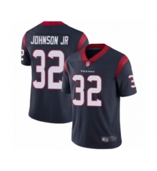 Youth Houston Texans #32 Lonnie Johnson Navy Blue Team Color Vapor Untouchable Limited Player Football Jersey