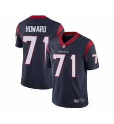 Men's Houston Texans #71 Tytus Howard Navy Blue Team Color Vapor Untouchable Limited Player Football Jersey