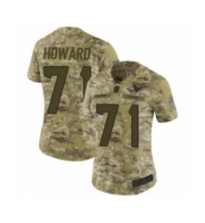 Women's Houston Texans #71 Tytus Howard Limited Camo 2018 Salute to Service Football Jersey