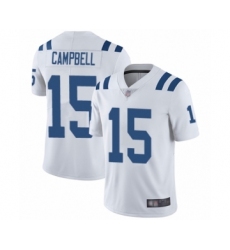 Men's Indianapolis Colts #15 Parris Campbell White Vapor Untouchable Limited Player Football Jersey