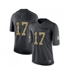 Youth Indianapolis Colts #17 Devin Funchess Limited Black 2016 Salute to Service Football Jerseys