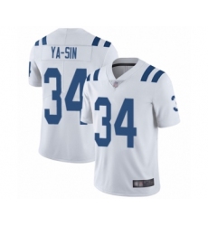 Men's Indianapolis Colts #34 Rock Ya-Sin White Vapor Untouchable Limited Player Football Jersey