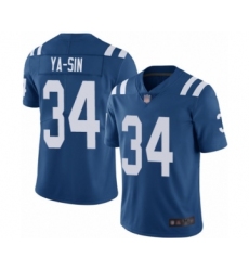 Youth Indianapolis Colts #34 Rock Ya-Sin Royal Blue Team Color Vapor Untouchable Limited Player Football Jersey