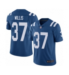 Youth Indianapolis Colts #37 Khari Willis Royal Blue Team Color Vapor Untouchable Limited Player Football Jersey