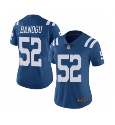 Women's Indianapolis Colts #52 Ben Banogu Limited Royal Blue Rush Vapor Untouchable Football Jersey