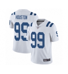 Men's Indianapolis Colts #99 Justin Houston White Vapor Untouchable Limited Player Football Jersey