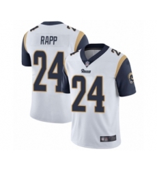 Youth Los Angeles Rams #24 Taylor Rapp White Vapor Untouchable Limited Player Football Jersey