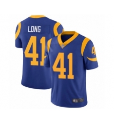 Youth Los Angeles Rams #41 David Long Royal Blue Alternate Vapor Untouchable Limited Player Football Jersey