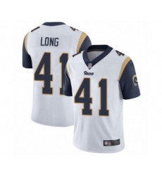 Youth Los Angeles Rams #41 David Long White Vapor Untouchable Limited Player Football Jersey