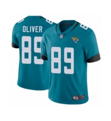 Men's Jacksonville Jaguars #89 Josh Oliver Teal Green Alternate Vapor Untouchable Limited Player Football Jersey