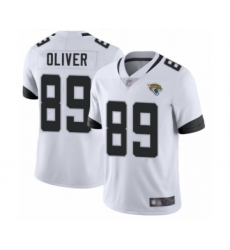 Men's Jacksonville Jaguars #89 Josh Oliver White Vapor Untouchable Limited Player Football Jersey