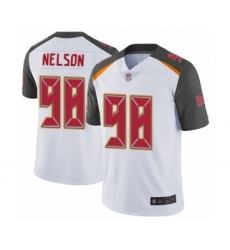 Men's Tampa Bay Buccaneers #98 Anthony Nelson White Vapor Untouchable Limited Player Football Jersey
