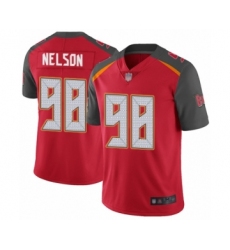 Youth Tampa Bay Buccaneers #98 Anthony Nelson Red Team Color Vapor Untouchable Limited Player Football Jersey