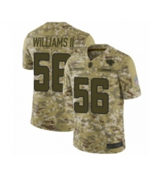 Youth Jacksonville Jaguars #56 Quincy Williams II Limited Camo 2018 Salute to Service Football Jersey