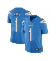 Men's Los Angeles Chargers #1 Ty Long Electric Blue Alternate Vapor Untouchable Limited Player Football Jersey