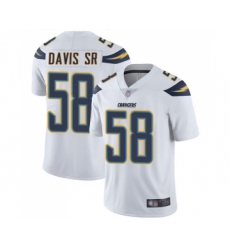 Youth Los Angeles Chargers #58 Thomas Davis Sr White Vapor Untouchable Limited Player Football Jersey