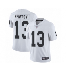 Men's Oakland Raiders #13 Hunter Renfrow White Vapor Untouchable Limited Player Football Jersey
