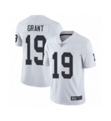 Youth Oakland Raiders #19 Ryan Grant White Vapor Untouchable Limited Player Football Jersey