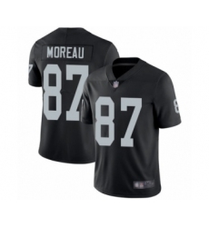 Men's Oakland Raiders #87 Foster Moreau Black Team Color Vapor Untouchable Limited Player Football Jersey