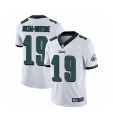 Men's Philadelphia Eagles #19 JJ Arcega-Whiteside White Vapor Untouchable Limited Player Football Jersey