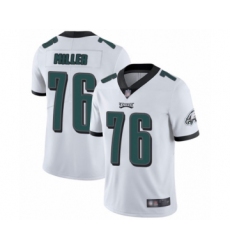 Men's Philadelphia Eagles #76 Shareef Miller White Vapor Untouchable Limited Player Football Jersey