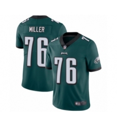 Youth Philadelphia Eagles #76 Shareef Miller Midnight Green Team Color Vapor Untouchable Limited Player Football Jersey