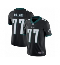 Youth Philadelphia Eagles #77 Andre Dillard Black Alternate Vapor Untouchable Limited Player Football Jersey