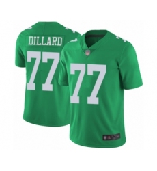 Youth Philadelphia Eagles #77 Andre Dillard Limited Green Rush Vapor Untouchable Football Jersey
