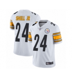 Youth Pittsburgh Steelers #24 Benny Snell Jr. White Vapor Untouchable Limited Player Football Jersey