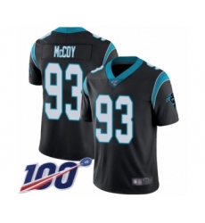 Men's Carolina Panthers #93 Gerald McCoy Black Team Color Vapor Untouchable Limited Player 100th Season Football Jersey