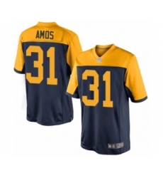 Men's Green Bay Packers #31 Adrian Amos Limited Navy Blue Alternate Football Jersey
