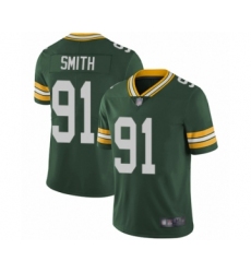 Men's Green Bay Packers #91 Preston Smith Green Team Color Vapor Untouchable Limited Player Football Jersey