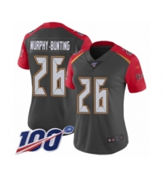 Women's Tampa Bay Buccaneers #26 Sean Murphy-Bunting Limited Gray Inverted Legend 100th Season Football Jersey