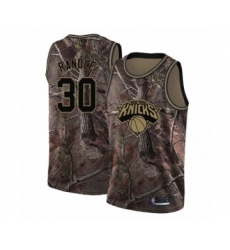 Women's New York Knicks #30 Julius Randle Swingman Camo Realtree Collection Basketball Jersey