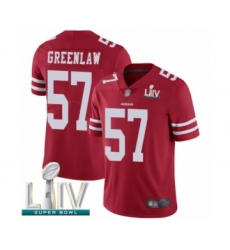Youth San Francisco 49ers #57 Dre Greenlaw Red Team Color Vapor Untouchable Limited Player Super Bowl LIV Bound Football Jersey