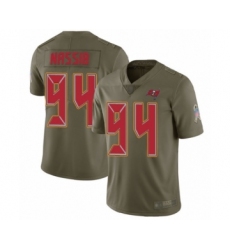 Youth Tampa Bay Buccaneers #94 Carl Nassib Limited Olive 2017 Salute to Service Football Jersey