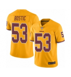 Youth Washington Redskins #53 Jon Bostic Limited Gold Rush Vapor Untouchable Football Jersey