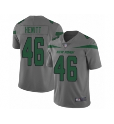 Youth New York Jets #46 Neville Hewitt Limited Gray Inverted Legend Football Jersey