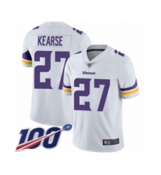 Youth Minnesota Vikings #27 Jayron Kearse White Vapor Untouchable Limited Player 100th Season Football Jersey