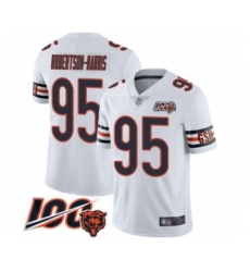 Youth Chicago Bears #95 Roy Robertson-Harris White Vapor Untouchable Limited Player 100th Season Football Jersey
