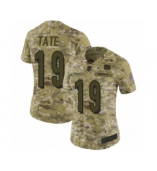 Women's Cincinnati Bengals #19 Auden Tate Limited Camo 2018 Salute to Service Football Jersey