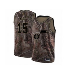 Youth Utah Jazz #15 Stanton Kidd Swingman Camo Realtree Collection Basketball Jersey