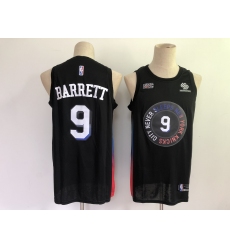 Men's New York Knicks #9 RJ Barrett Black Nike City Player Jersey