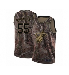 Women's Miami Heat #55 Duncan Robinson Swingman Camo Realtree Collection Basketball Jersey
