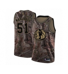 Men's Dallas Mavericks #51 Boban Marjanovic Swingman Camo Realtree Collection Basketball Jersey