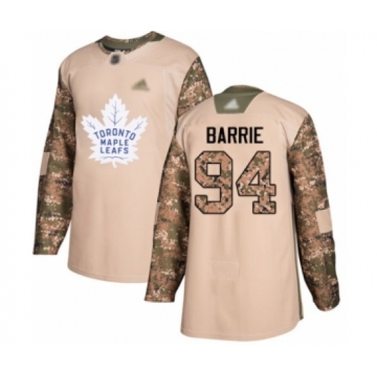 Men's Toronto Maple Leafs 94 Tyson Barrie Authentic Camo Veterans Day