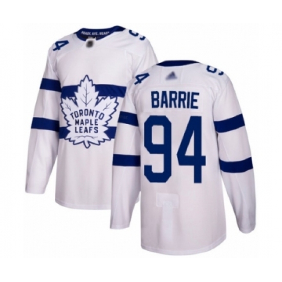 Men's Toronto Maple Leafs 94 Tyson Barrie Authentic White 2018 Stadium