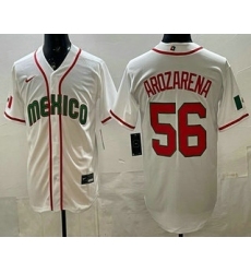 Men's Mexico #56 Randy Arozarena White 2026 World Baseball Classic Cool Base Jersey