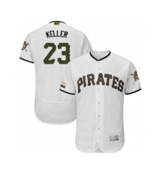 Men's Pittsburgh Pirates #23 Mitch Keller White Alternate Authentic Collection Flex Base Baseball Player Jersey