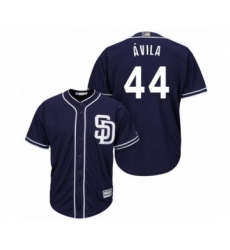 Youth San Diego Padres #44 Pedro Avila Authentic Navy Blue Alternate 1 Cool Base Baseball Player Jersey